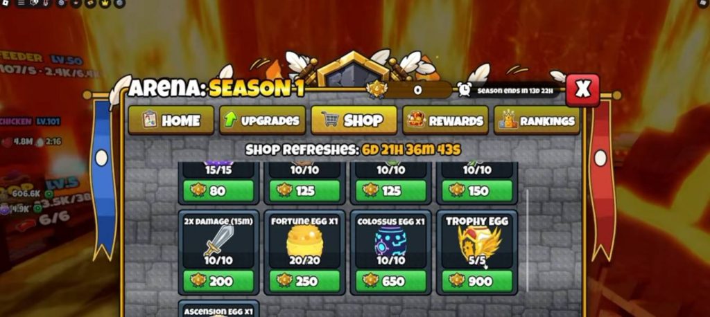 Grow A Chicken Fighter Update Guide: Codes, Trophy Egg, Arena Medals & Honor Feathers