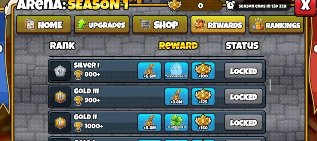 How to Earn More Arena Tokens
The easiest way to build up your Arena Token supply is to keep playing Arena battles consistently. Every rank you reach can provide additional rewards, so progressing further gives you more opportunities to collect Tokens.
Before entering the Arena, make sure your strongest chickens are ready for battle. A stronger team can help you win more consistently, allowing you to progress through the ranks without wasting too much time on failed matches.