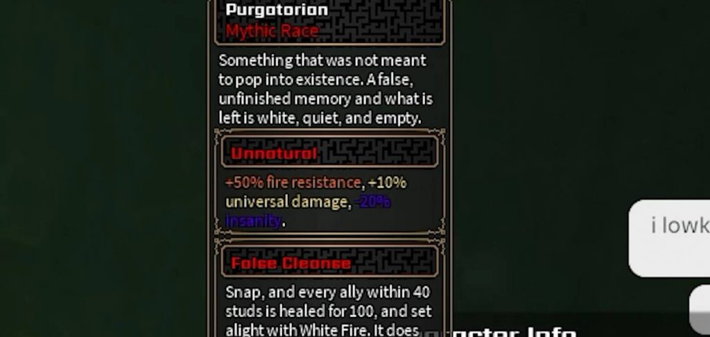 The Veil Purgotorion Mythic Race Guide, How to Get This Unobtainable Race