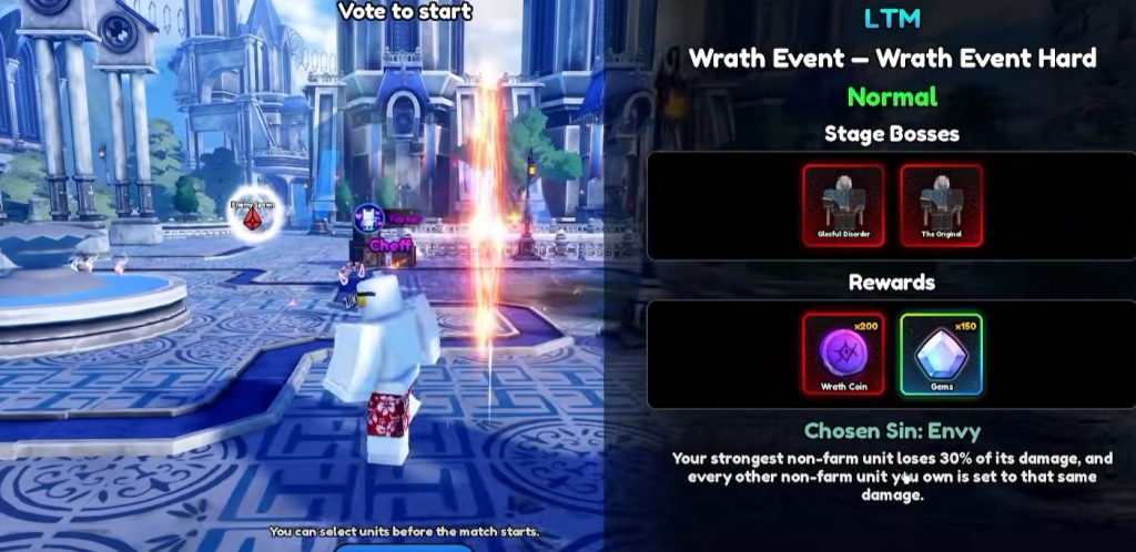 How to Do Auto Play the Wrath Event in Anime Vanguards Guide