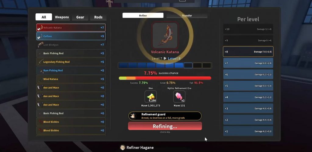 How to Get Refinement Guards in Slayers 2