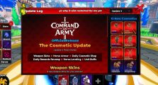 Roblox Command an Army (CAA) Cosmetic Update: All New Skins, Horse Armor, and Balance Changes