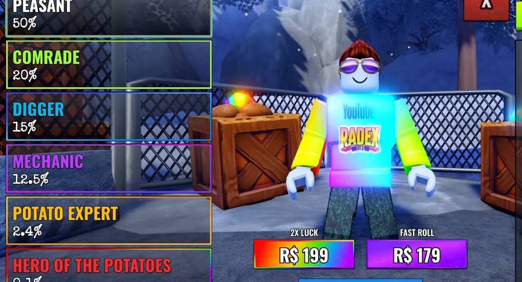 Peel the Potato Roblox Classes Tier List: Best Classes Ranked