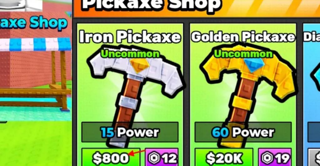 Break and Steal an Egg Pickaxe Tier List: All Pickaxes, Costs, and Power