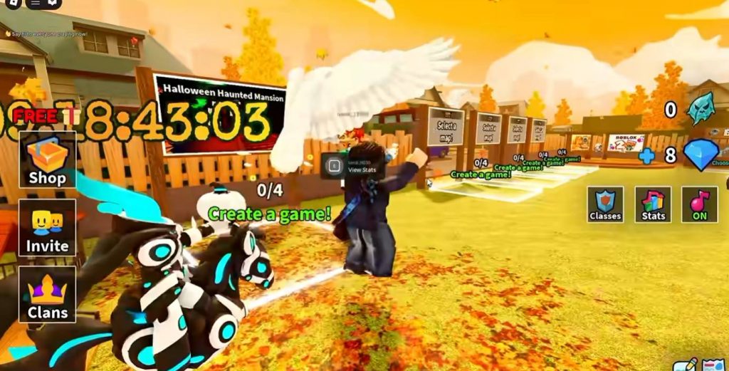 How to Get 20 Tickets and a Badge in Clean All the Leaves – Roblox The Hollow Event