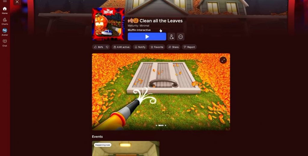 How to Get 20 Tickets and a Badge in Clean All the Leaves – Roblox The Hollow Event
