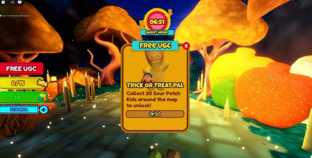 How to Get Sour Patch Kids Trick or Treat Shoulder Pal for Free in Roblox