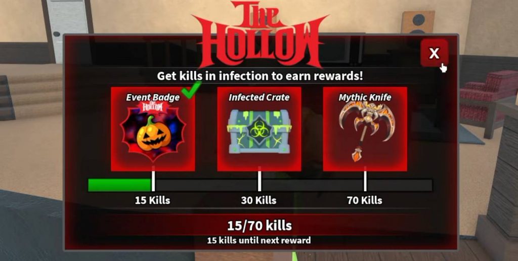 How to Get the Murderers VS Sheriffs Badge and Tickets in The Hollow Event Roblox Guide