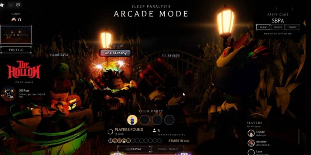 How to Get 20 Tickets and the Sleep Paralysis Badge in The Hollow Roblox Event Guide