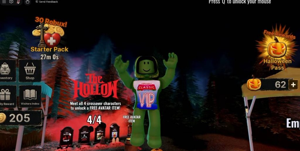How to Get the Home Alone Anomalies Item and Badge in The Hollow Roblox Event