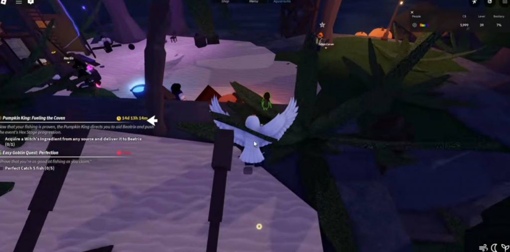 How to Get 20 Tickets and Badges in Fisch – Horseman Quest | The Hollow Event Roblox