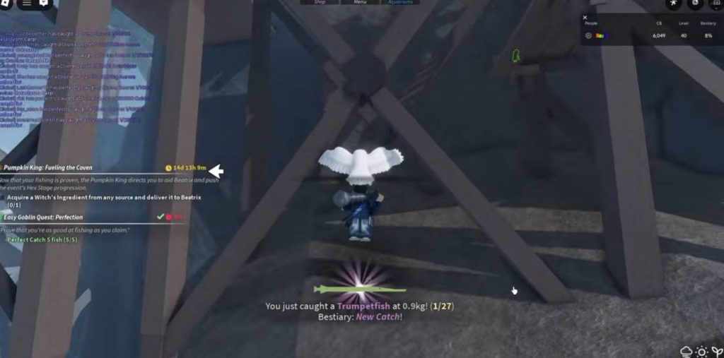 How to Get 20 Tickets and Badges in Fisch – Horseman Quest | The Hollow Event Roblox