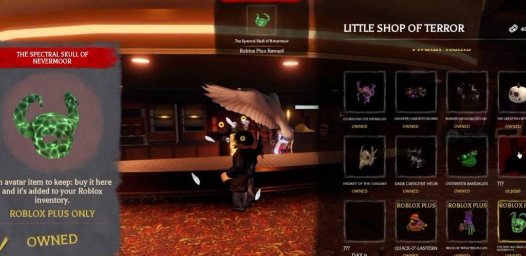 How to Get 3 Free Items in Roblox The Hollow Event – Dark Crescent Helm and Skull of Nevermoor
